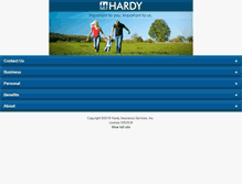 Tablet Screenshot of hardyirm.com